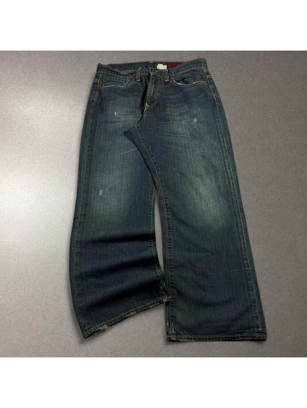 Vintage Y2K Skater Grunge X2 (Express) Baggy Bootcut Jeans - Fits 33x29!